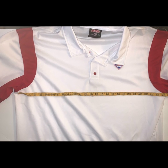 Phillies stitches button collar shirt graphic embroidery MLB - Picture 3 of 6